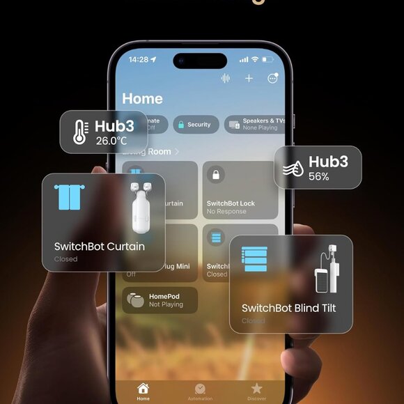 Hub 3 3rd Gen, Smart Home Hub with 2.4" IPS Screen & Knob Control, WiFi Thermome - Picture 3 of 9